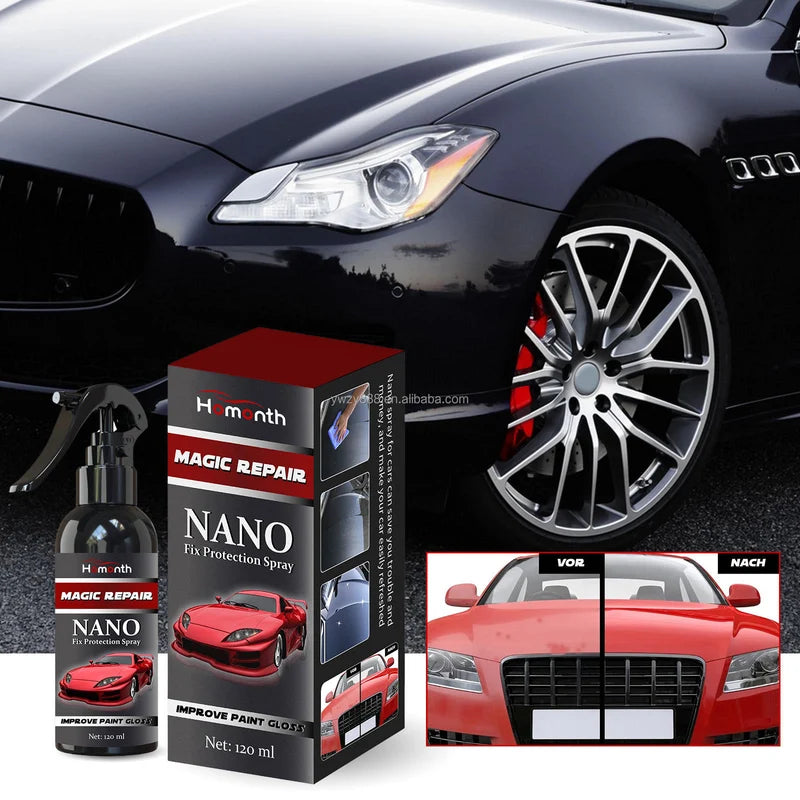 Magic Nano Car Polish Spray – Scratch Remover & Paint Shine Restorer for Cars 🚗✨